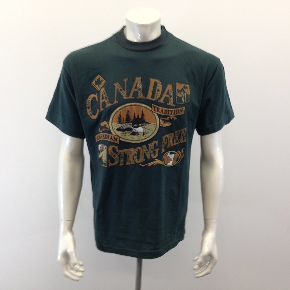 Canadian Strong and Free Wilderness Graphic T
